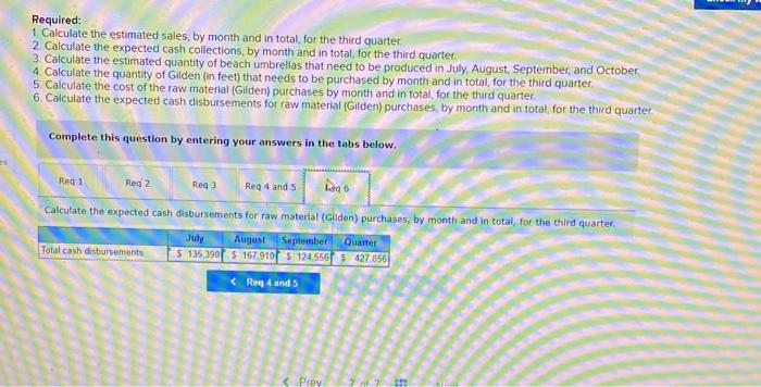 November September 61,000 December 31,000 17,500 18.000 The selling price of the