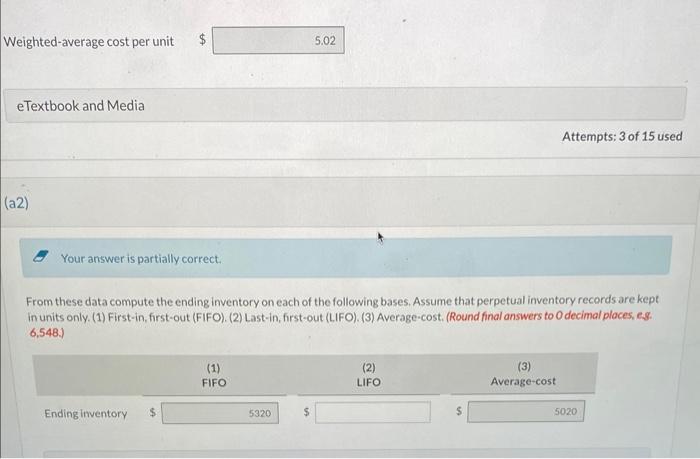 just need the LIFO method please!! Some of the information found on