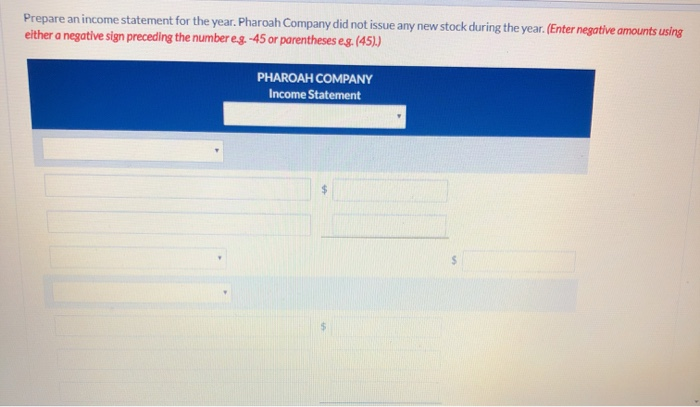 items are for Pharoah Company at year-end, July 31, 2022 Salaries and