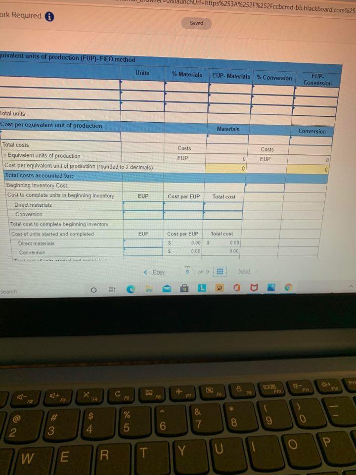 unit; costs assigned to products LO C2, C4 [The following information applies