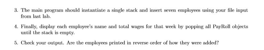 employees name, hourly pay rate, number of hours worked, and total pay