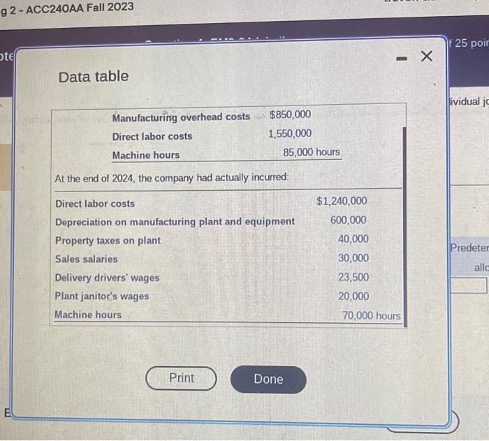 overhead transactions to the Manufacturing Overhead T-account. Is manufacturing overhead underallocated or