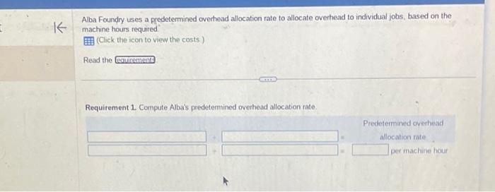 the underallocated or overallocated manufacturing overhead. Does your entry increase or decrease