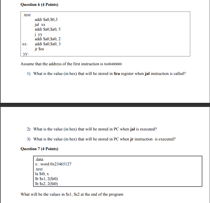 addi $s2, $0, 3 ; 4: add $so, $si, $s2 .text addi