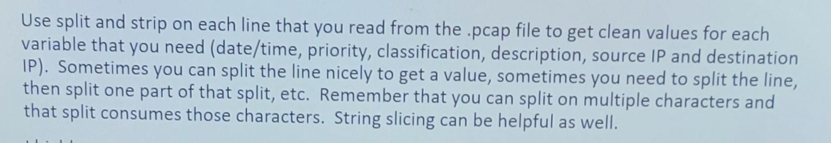  python with using some of the given script. Use split and