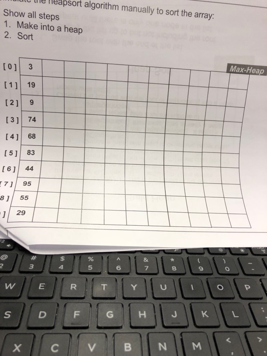 Heap Let index = length/2-1. This is the parent of the last