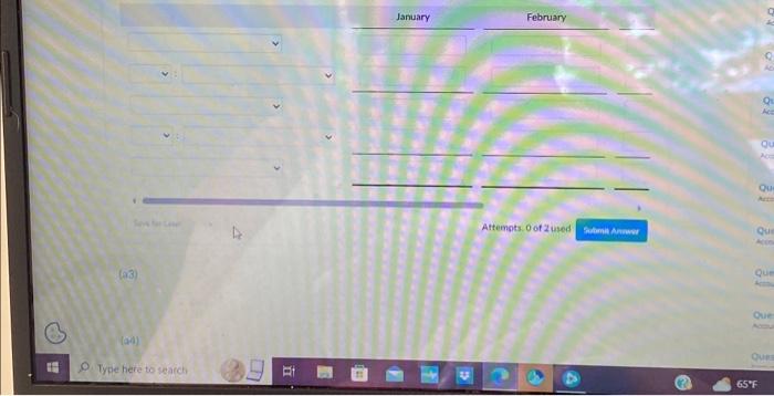 of inventory. This means that budgeting for next year will be edremely