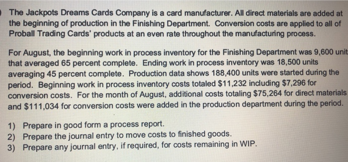 a step by step process in excel with the formulas would be