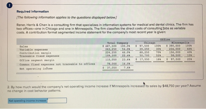 my time Raner, Harris & Chan is a consulting firm that specializes