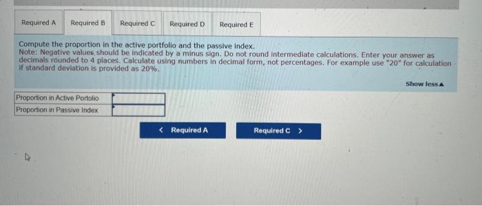 values, and residual variances for these stocks. b. Compute the proportion in