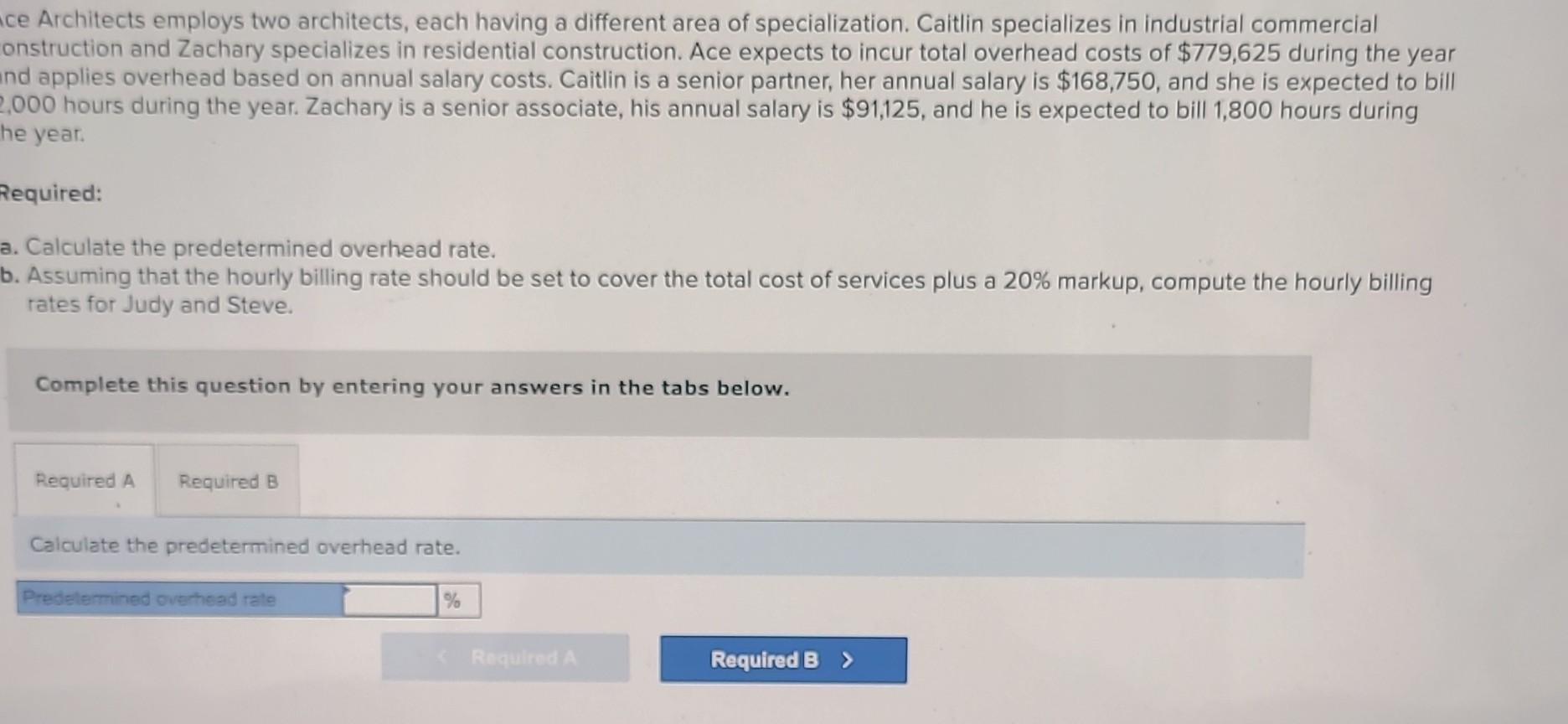 ce Architects employs two architects, each having a different area of