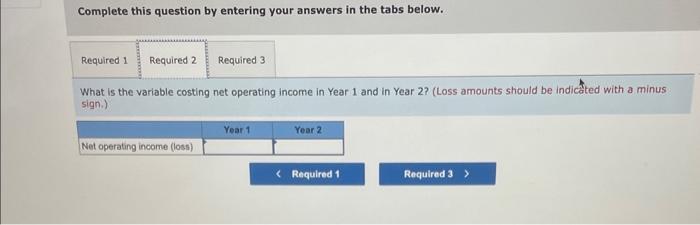 costing net operating income as follows: poirhs \begin{tabular}{lrr} Sales (f $63 per