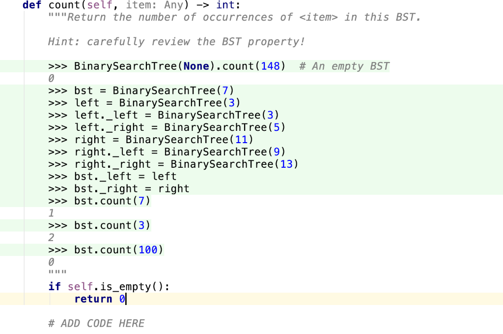 containing only the given root value. If is None, initialize an empty