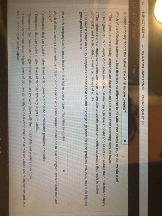 statement and balance sheet data for companies in different industries s millionsSalesGoods