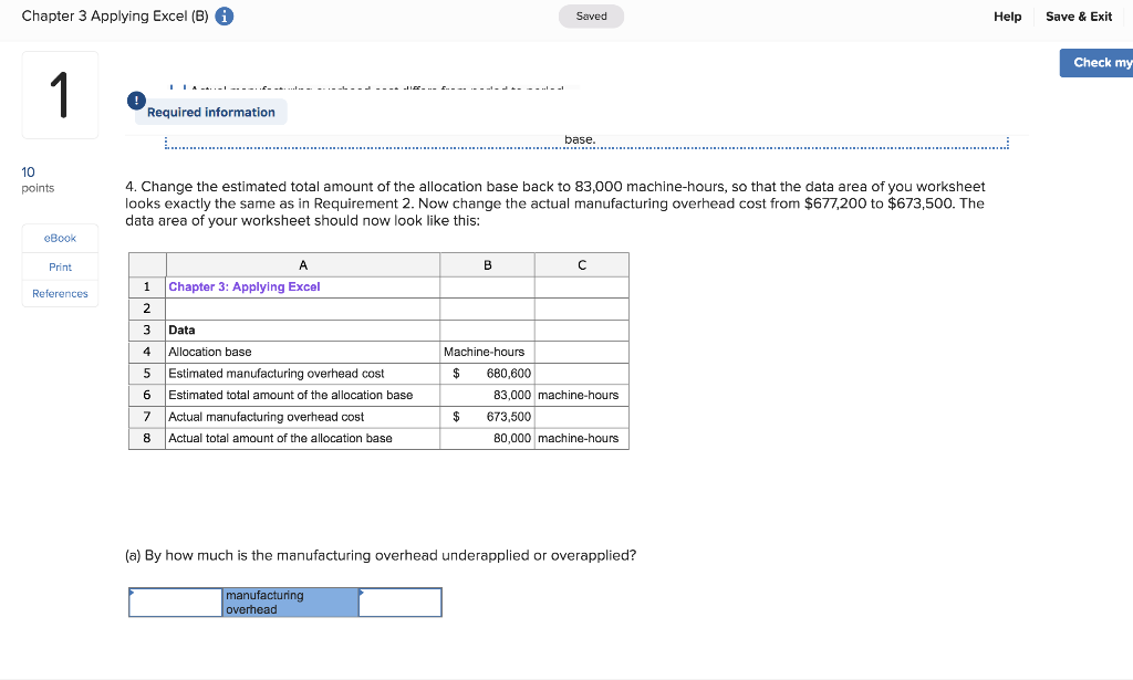 2. Change all of the numbers in the data area of your