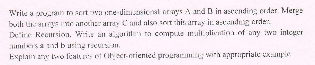  answer to be given with respect to c++ Write a program