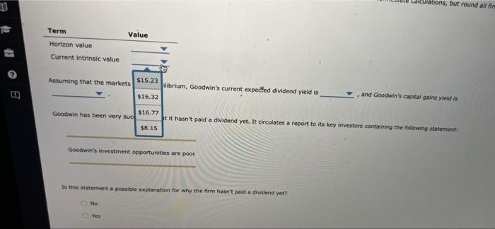 dividend. An analyst forecasts that Goodwinis Ukely to pay its first dividend