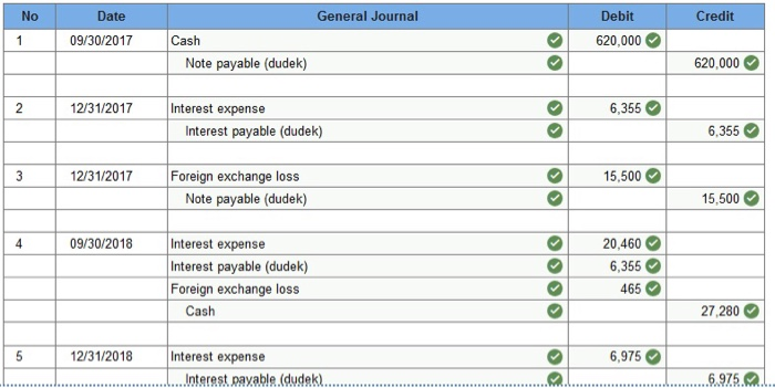 negotiated a two-year, 3,100,000 dudek loan from a foreign bank at an