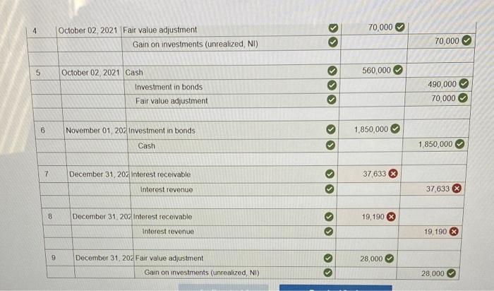 transactions related to trading securities (L012-1, 12-3] The following selected transactions relate