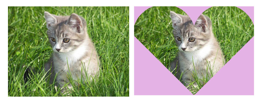 in python using numpyWrite a function heart(im) that takes an image im