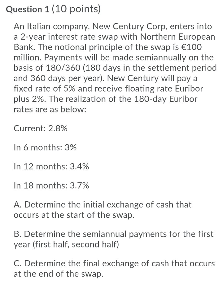  please help me answer the questions. Question 1 (10 points) An
