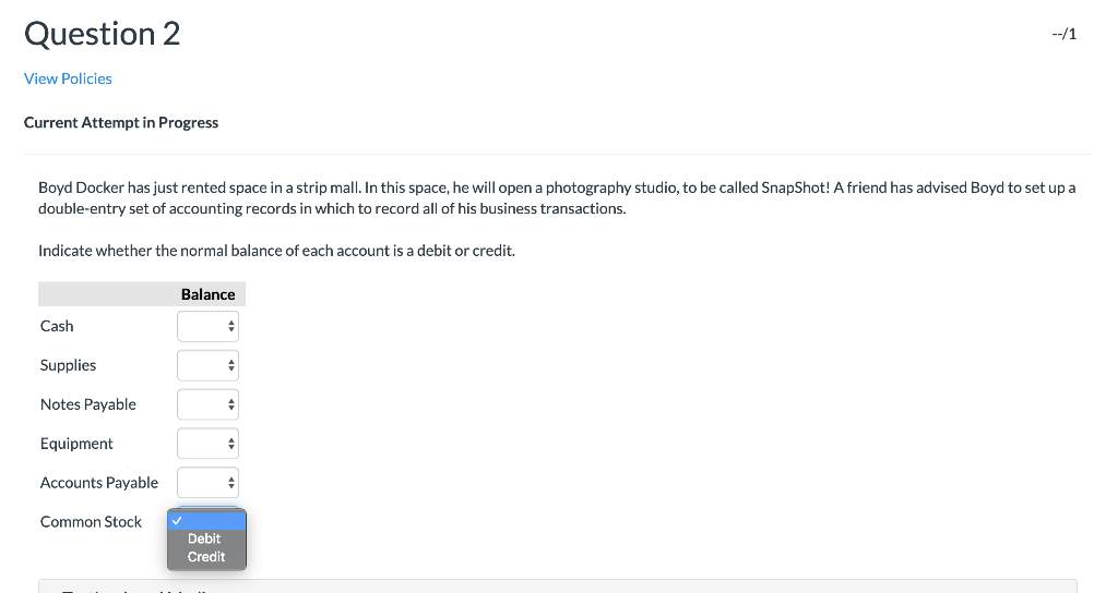 Question 2 --/1 View Policies Current Attempt in Progress Boyd Docker