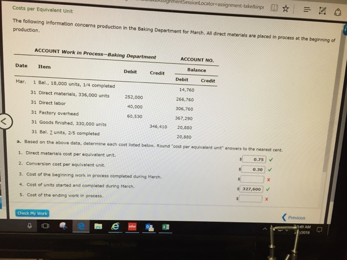  e signmentsessionlocator-assignment-takeanpr : Costs per Equivalent Unit tion concerns production in