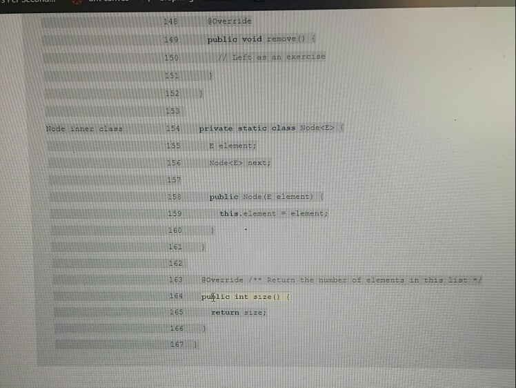 Listing 24.5MyLinkedList.java 1 public class MyLinkedList implements MyList { head, tail 2