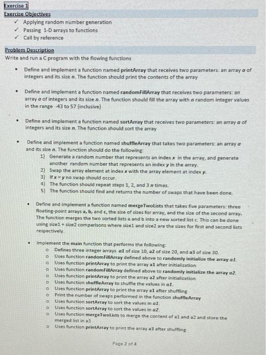 Using (repl.it) site Exercise Exercise Objectives Applying random number generation Passing 1-0