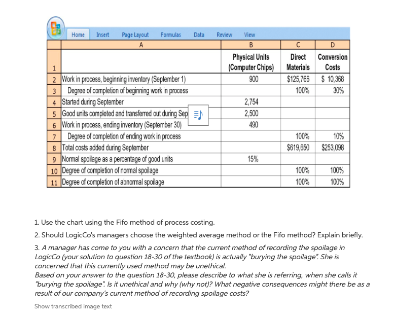  Need question 3 answered. Home Insert Page Layout Formulas Data Review