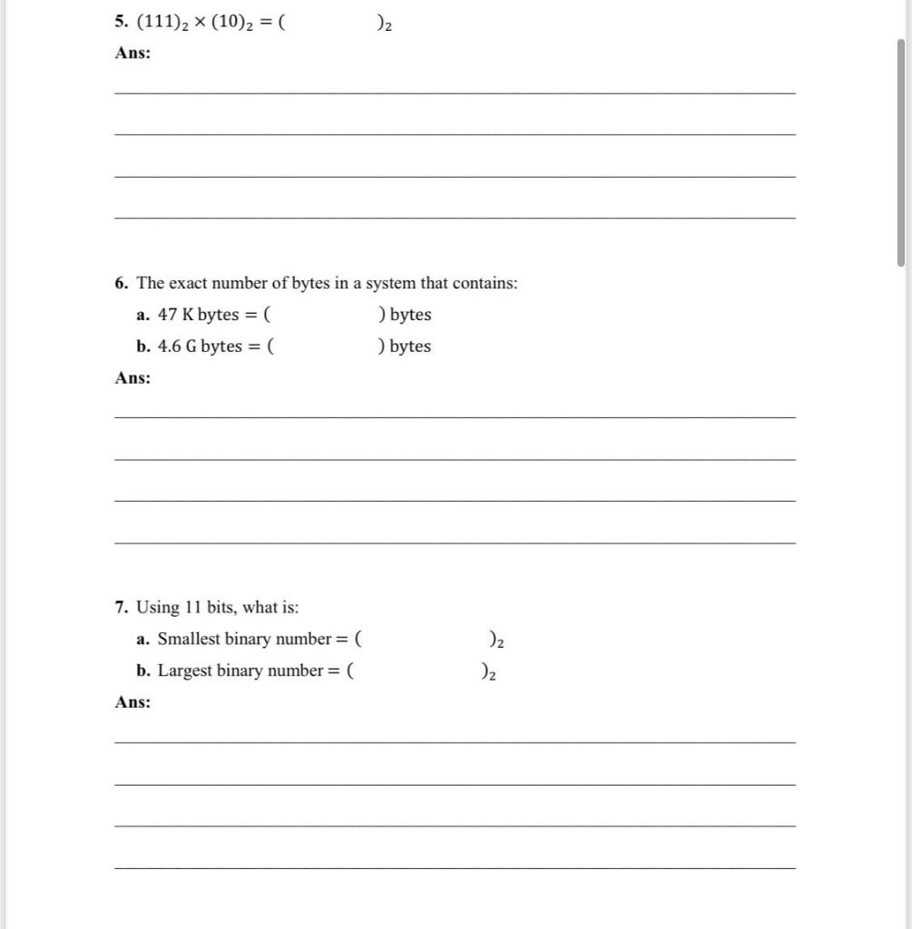 Solve the followings: 1. (188.127) 10 =( Ans: ) 2. (420.13) =(