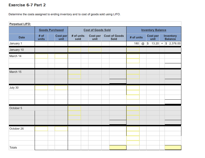LIFO Lo P1 IThe following information applies to the questions displayed below.j