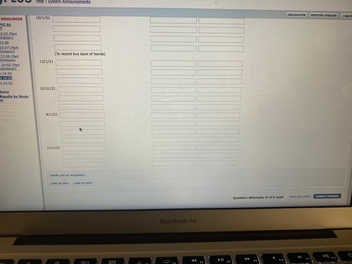 bonds is September 1, 2023. The bonds yield 12%. Give entries through