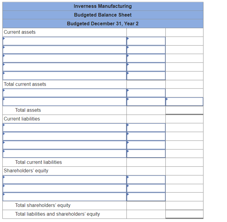 & \\ \hline Direct labor & & \\ \hline Variable overhead &