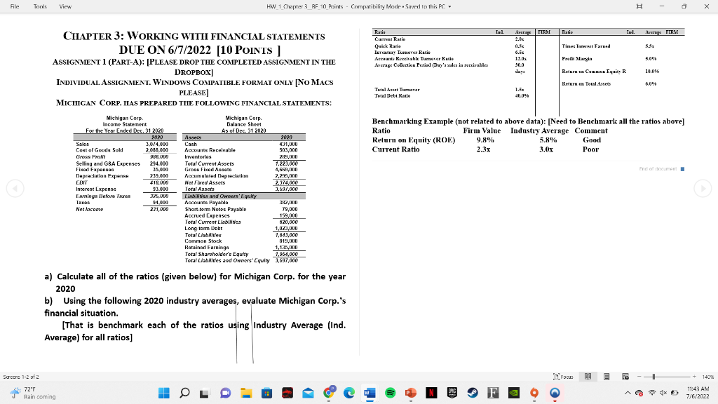 Need help with part A and B with explanation. Thank you!