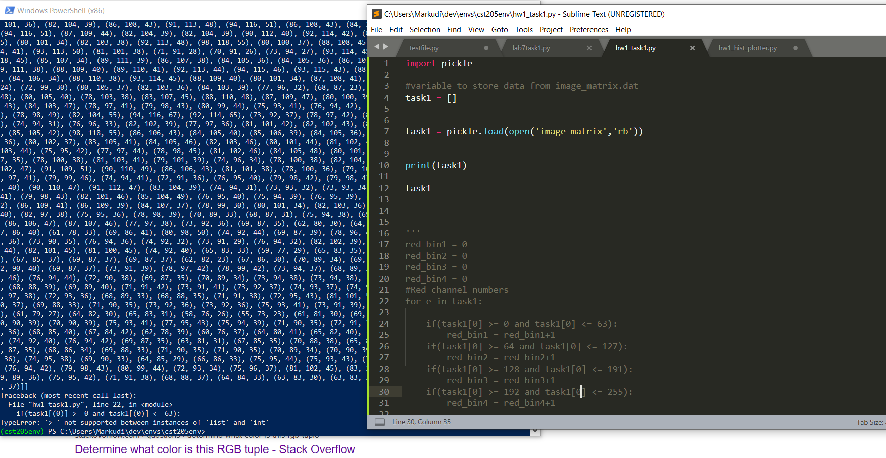 PYTHON3. I need help with how I can count how many red