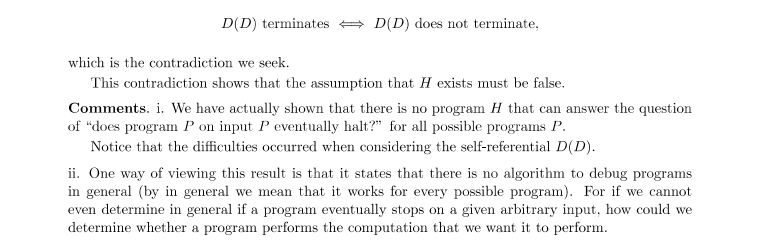 all can output TRUE if program Phalts on input x and outputs