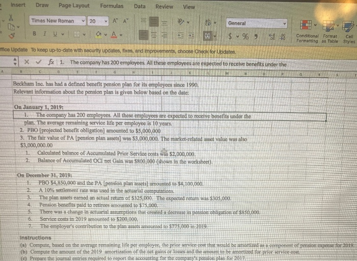  Insert Draw Page Layout Formulas Data Review View 20 A General