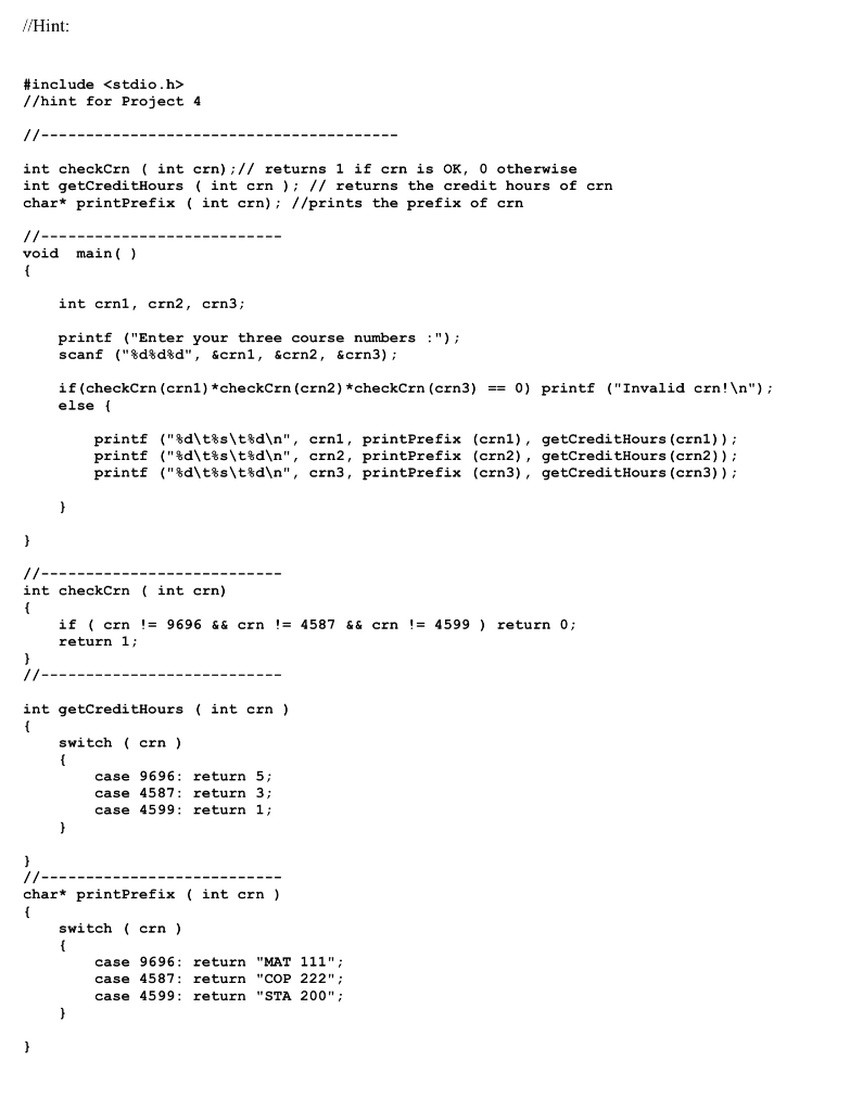 a fee invoice for a student. This requires the input of Student's