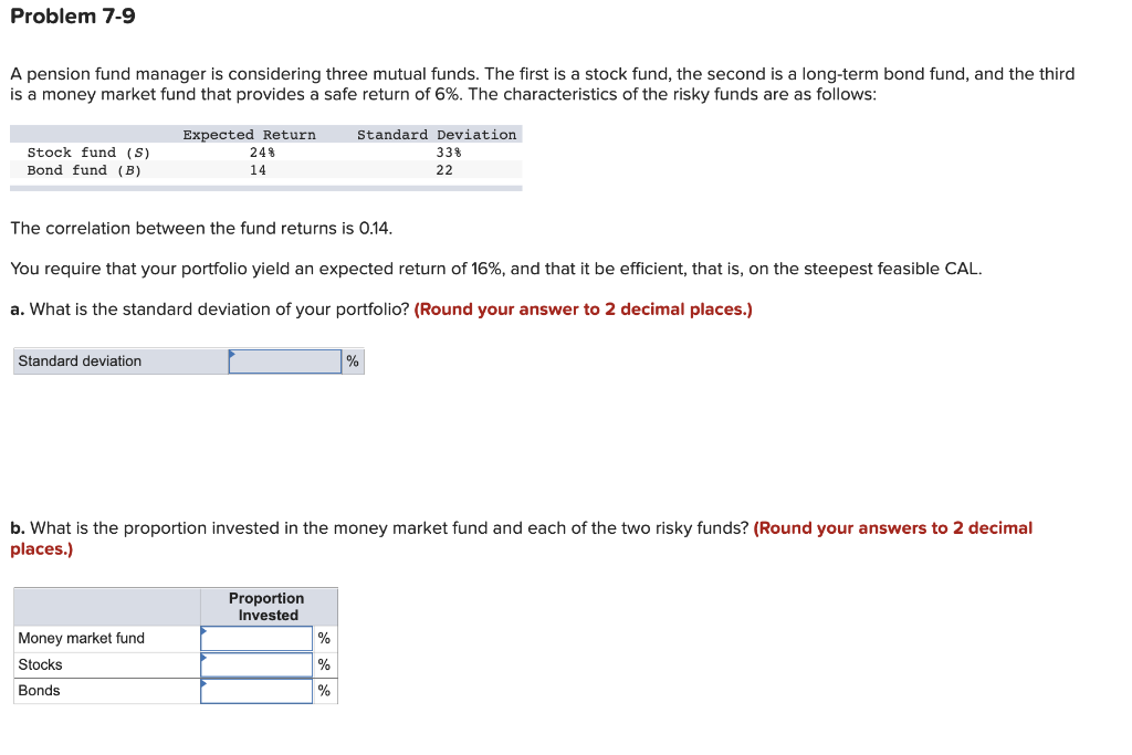 fund, and the third is a money market fund that provides a