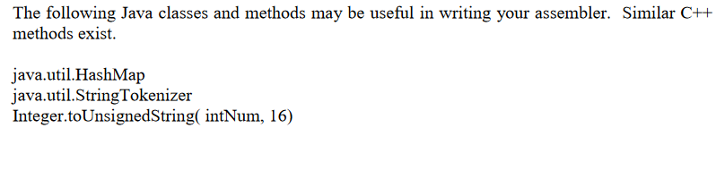 must be supported Instruction opcode |Len Format |Example add sub mult div