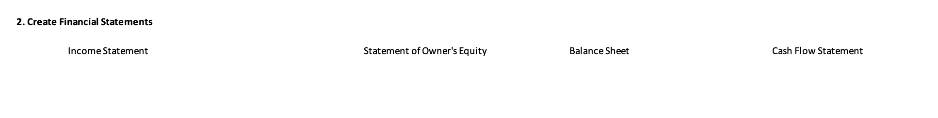the transactions and month-end adjusting transactions in the horizontal financial statement model.