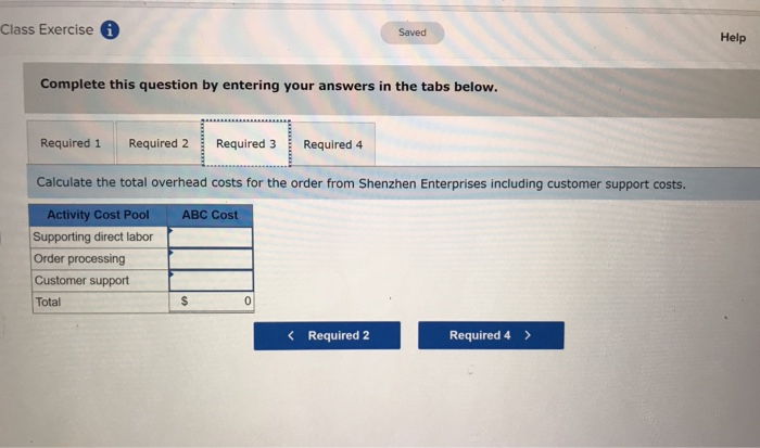 support Other Activity Measure Number of direct labor-hours Number of customer orders