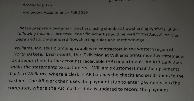  I need help creating a flow chart based of the information