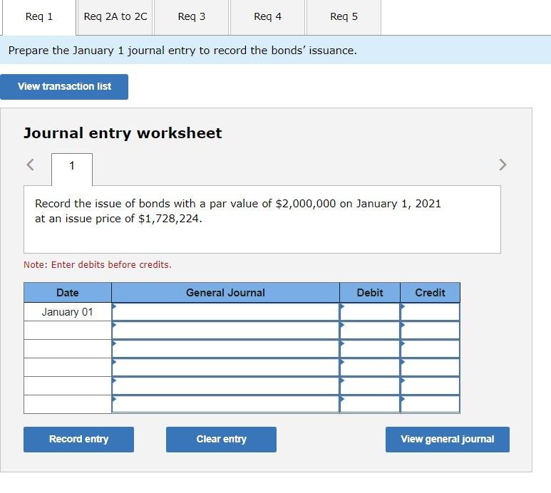 Required information Use the following information for the Problems below. (Algo) Skip