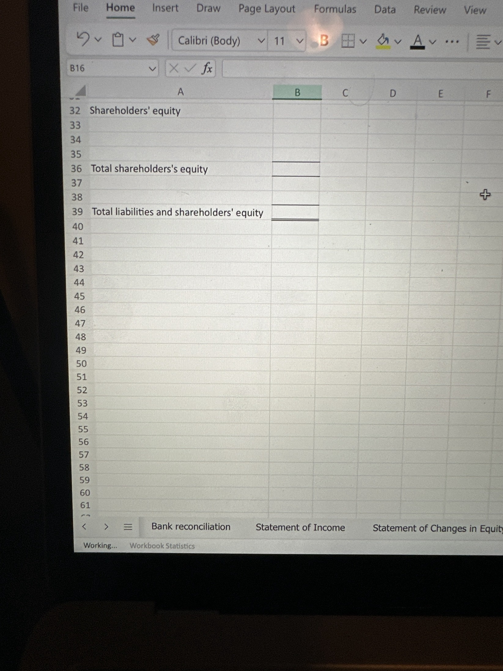 with the following unadjusted trial balance at the end of the first