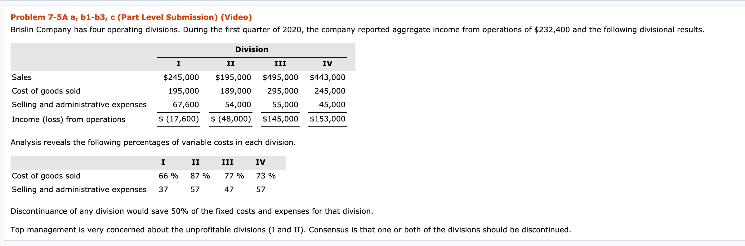 I just need the answer for b2 Problem 7-5A a, b1-b3, c