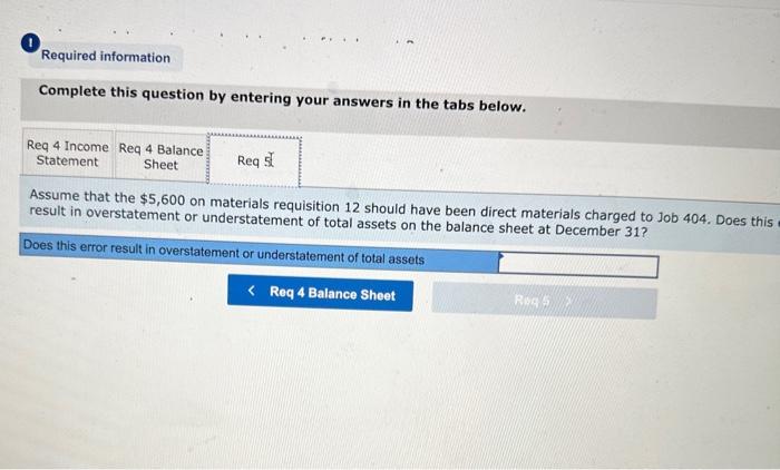 up to dote. Journal entry worksheet 5 Record direct materials used for