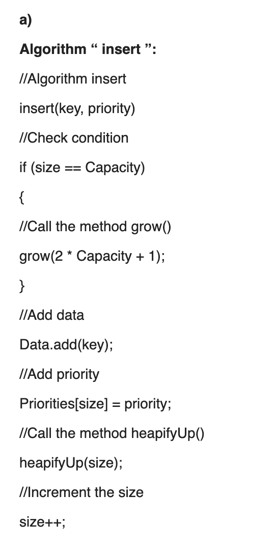 Needs to be in Java By maintaining the invariant that the