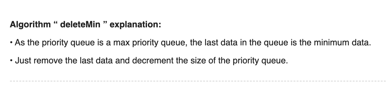 delete Min. b. What is the Big-Oh running time for insert? c.